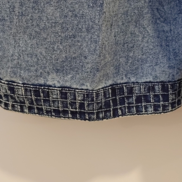 VINTAGE acid wash high wasted pleated shorts XL - Picture 7 of 8